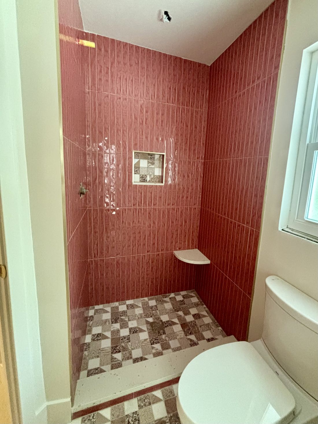 Walk-in shower rebuild by Berrian Construction